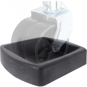 Dual Trailer Swirl Jack Caster Double Wheel Dock Chock Stabilizer