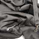 Tomkas Small Dog Sling Carrier - Classic Pocket & Classic Strap - Wrap Carrier - for 3-10 lbs Pets(Black)