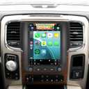 [2+64GB] Car Radio for Dodge RAM 1500 2500 3500 2013-2018 (for Auto AC) with Carplay&Android Auto, 9.7 inches Android Touch Screen RAM Stereo, 1080P/ HiFi Audio/ Bluetooth/ FM RDS/ SWC