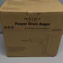 Drain Auger, Clog Remover with Drill Adapter, 25 Feet Flexible Plumbing Snake Use Manually or Powered for Kitchen, Bathroom and Shower Sink, Comes with Gloves (orange)