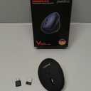 Perixx Perimice-719L, Left Handed Wireless Vertical Mouse, Portable Size for Laptops Computer, 3 Level DPI