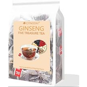 Ginseng Five Treasures Traditional Chinese Herbal Tea, Natural Kidney Support Blend, 250g (1) BB Date 11/08/2026