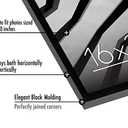 Americanflat 16x20 Picture Frame with Polished Plexiglass - Streamline Collection - Thin Border Picture Frame for Wall Display - Hanging Hardware Included - Black