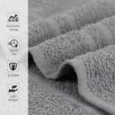 24 Pack Dark Grey Hand Towels 100% Cotton Spa Towel 16x27 inches Highly Absorbable Facial Towels Gym, Hair, Face, Bulk Small Towels (Not Bleach Proof)