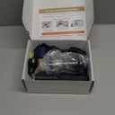 JONYJ Handheld Car Vacuum Cleaner, 16000PA Hand Held Vacuum Portable Cordless, 2 in 1 Air Duster and Vacuum Cleaner with LED Light, Multi-Nozzles, 120W High Power Mini Vacuum for Home, Pet, Office (Blue & Gold)