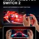 WEOTOO Protective Case for Nintendo Switch 2 (2025), Split Design Shell, Clear Switch 2 Case, Scratch-Resistant, Shockproof, Ergonomic Cover Accessories for JoyCon Controller & Console