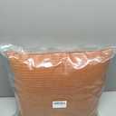 Round Corduroy Pillow Heaboard Decorative Throw Pillows with Insert for Sitting Up in Bed Backrest Body Support Sofa Daybed Dorm Bedroom (18''*18'', Fall Orange)