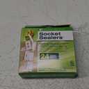 Duck Brand Socket Sealers Variety Pack, 16 Outlet Sealers and 6 Switch Plates, 2 Decorative Covers, White, 283333