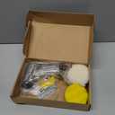 PROSHI 3-Inch Mini Air Polishing Kit 3-Inch Mini Polisher with the sanding pad and form pad and wool buffing