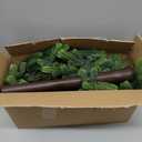 DR.DUDU 5 FT Christmas Tree with Lights, Pre-lit Artificial Xmas Trees Small Green Christmas Tree with Realistic Branch Warm LED for Home Bedroom Corner Outdoor Indoor Holiday Decorations