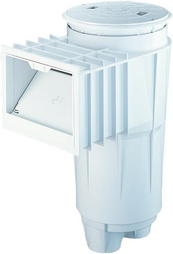 Pentair 506301 PVC 2-Inch Threaded Port Bermuda Gunite Pool and Spa Skimmer, White