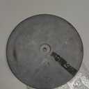 Round Marble Lamp Base - Black 11 inch