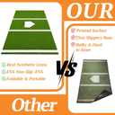 Baseball Softball Batting Mat with Home Plate 10 x 3.8 FT Turf Mat