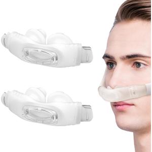 2 Pack Advanced Comfort Nasal Pillows for AirFit P30i Leak Resistant Cushions Noise Reduction Lightweight Comfortable Fit CPAP Supplies Easy to Clean - Small