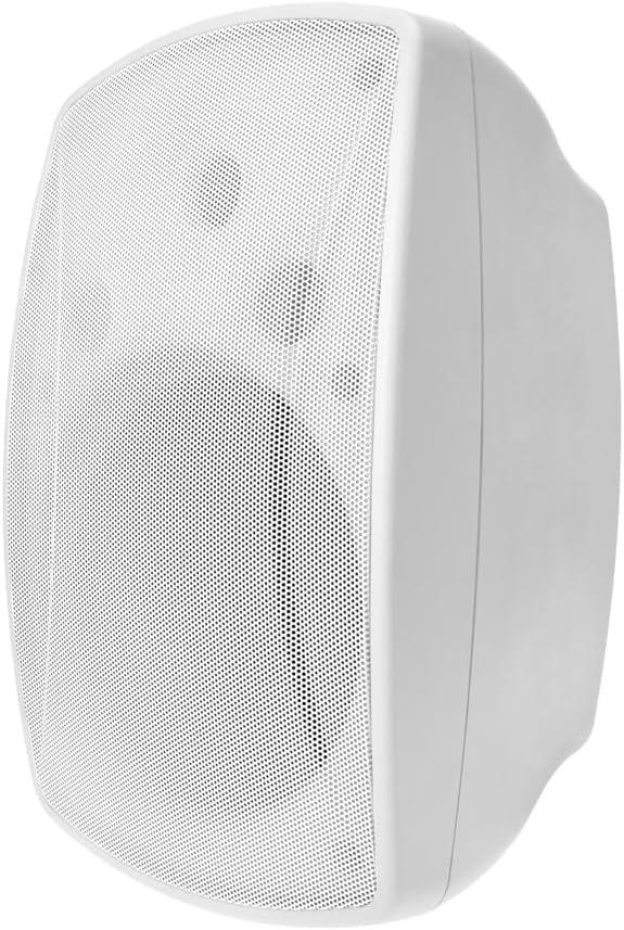 Monoprice WS-7B-82-W 8in. Weatherproof 2-Way 70V Indoor/Outdoor Speaker for Use in Whole Home Audio Systems, Restaurants, Bars, Retail Stores, Patio, Poolside, Garage, White (Each)
