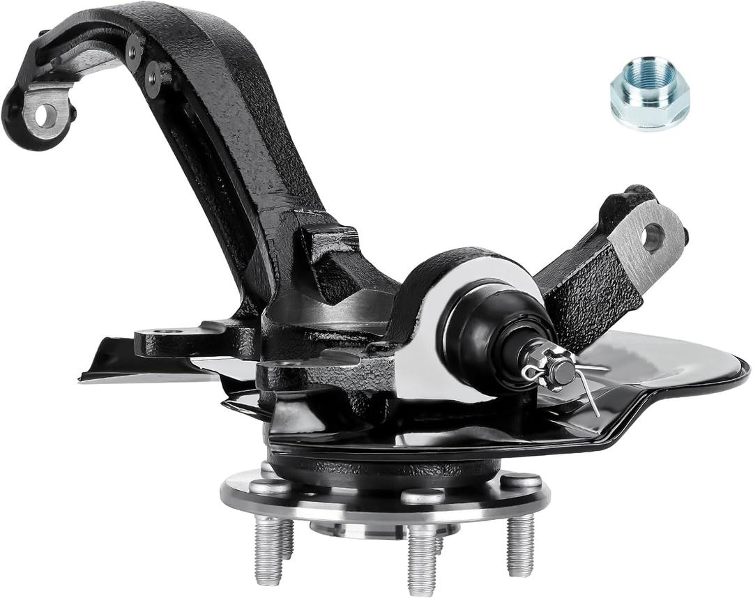 Front Right Steering Knuckle Wheel Bearing Hub Assembly for Honda Accord 2.4L 2003-2007, Automatic Transmission Only, 26 Spline, 698-400, 698400, LK073, Passenger Side