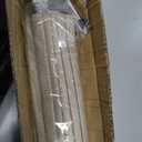 LazBlinds No Drill TDBU Roman Shades, Blackout - Beige, 39" W x 64" H