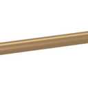 Moen Bronzed Gold 44-72-Inch Adjustable Tension Mounted Straight Shower Curtain Rod for Bathroom, No Drilling Needed, TR1000BZG