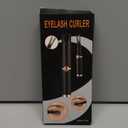 Heated Eyelash Curler - 2-in-1 Clip-Type Design, 3 Temperature Modes, USB Rechargeable Electric Eyelash Curler, Natural Curling, Gift for Women, Brown Black