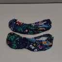 Smiry Stretch Printed Office Chair Armrest Covers, 2 Pcs Soft Fit Removable Washable Computer Desk Chair Arm Covers Protector, Blue Green