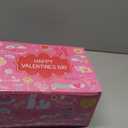 216pcs Stationery Set Valentines Day Gifts for Kids Classroom Exchange with Heart-Shaped Lollipop, 24 Pack Valentines Day Cards for Kids School Party Favors Prizes Goodie Bag Stuffers