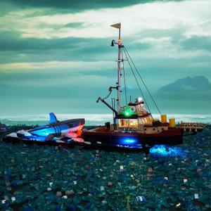 BRIKSMAX 2.0 Light Kit for Lego Jaws -Innovative Led Lighting Compatible with Ideas 21350 - Not Included Lego Set