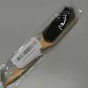 100% Boar Bristle Slick-Back Brush | Natural Wooden Styling Tool to Restore Shine & Frizz Control, Smooth Flyaways | Teasing to Add Volume | Perfect for Sleek Ponytails, Buns & Men's Beard Grooming