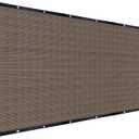 FAIR WIND Shade Cloth 90% Sun Shade Fabric Privacy Screen Shade Cover Patio Canopy with Grommets Shade Net for Garden Outdoor Pergola 8 x 12 FT - Mocha