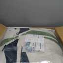 Washable 8x10 Area Rug - 0.4 Inch Thick Soft Non Slip Geometric Modern Foldable Machine Washable Rug for Living Room Bedroom Home Office - Green, 8'x10'