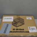 BestPet | Dog Crate | 18" | Black | Foldable Metal Kennel with Single Doors, Secure Slide-Bolt Latches, Leakproof Tray | Portable Dog Cage for Small Breeds | for Travel, Indoor & Outdoor Use