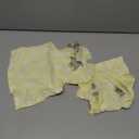 Mubineo Baby Girl Summer Clothes Cute Ruffle Tops Dress Shorts Outfits Set Infant Toddler Shrit Bloomers Princess Outfit (6-12 Months, Yellow Daisy)