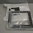1 Pc SP1084F White Snap on Pool Skimmer Faceplate & 1 Pc SPX1084B Fiber Gaskets, Compatible with Hayward SP1075, SP1076, SP1077, SP1082, SP1083, SP1084, SP1085, SP1086, SP1089 Models