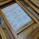 NNN 24" Home Teak Shower Bench with Japan-Made Non-Slip Leveling Feet