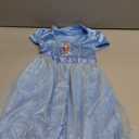 Disney girls Frozen Fantasy Gown Nightgown (3T, Fantasy Elsa 2)