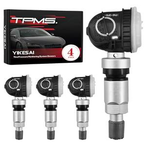 4-Pack Pre-Programmed TPMS Sensor - 315MHz Tire Pressure Monitoring System Compatible with Ford F-150 F150, Edge, Flex, Explorer, Mustang, Lincoln | Replace #F2GZ-1A189-A, F2GT1A180AB, F2GT1A150AB