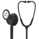 3M Littmann Classic III Monitoring Stethoscope, 5803, More Than 2X as Loud, Weighs Less, Stainless Steel Black-Finish Chestpiece, 27" Black Tube, Stem and Headset