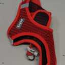 Eagloo Small Dog Harness and Leash Set, Step in Puppy Vest with Breathable Soft Mesh, Walking Reflective Pet Harness for  Dogs, Red, M 