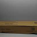 Trafford Industrial Yellow Powder-Coated Steel Safety Bollard, Heavy-Duty Bollard Post, Parking Barrier for Traffic Safety and Access Control, Hardware Included