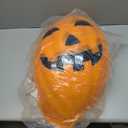 Retisee Halloween Pumpkin Eyeball Post Light Cover Jack O Lantern Lamp Shade 20 D x 22 H Eyeball Lamp Shade Plastic Pumpkin Light Shade for Porch Garage Front Door Outdoor(1 Pack,Pumpkin)