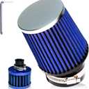 JMCHstore High Performance Air Filter Cleaner Kit for Predator 212cc 79cc Coleman CT200U CT100U KT196 196cc 6.5 Hp Engine Mini Bike Go Kart GX160 GX200 GX390 420cc Motor Powersports Parts (Royal Blue)