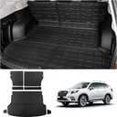 Cargo Mat Compatible with 2019-2024 Subaru Forester Trunk Mat Cargo Liner Trunk Liner TPE All Weather Back Seat Cover Protector 2023 Forester Accessories (Trunk Mat+Backrest Mats)
