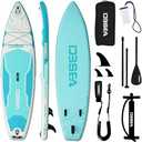 D3SEA 11 ft Extra Wide Inflatable Paddle Board with Accessories, Stand Up Paddleboard for 2 Person, All Around SUP Board for Adults, Fishing, Yoga, Size 11 x 34