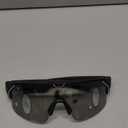 CHAMELO Music Shield Smart Audio Sunglasses Matte Black Frame, Smoke Lenses | Open-Ear Bluetooth Glasses for Men & Women with Electronic Tint Control, Sweat Proof, 100% UV Protection