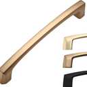 10 Pack 5 Inch Champagne Bronze Cabinet Pulls Kitchen Handles for Cabinets Cupboards Drawers Doors - Gold