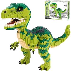Velociraptor Dino Building Block Set Detailed Dinosaur Model for Display, Construction Toy Gift for Kids & Collectors