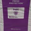 Poise Incontinence Pads for Women, Light Absorbency, Moderate Long Length, 54 Count (Packaging May Vary), 2 Pieces, 1/80 count