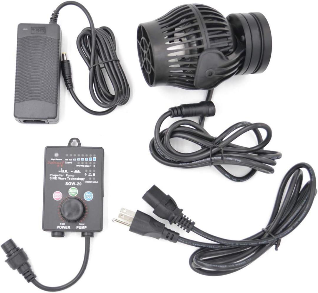 Jebao SOW Wave Maker Flow Pump with Controller for Marine Reef Aquarium (SOW-20)