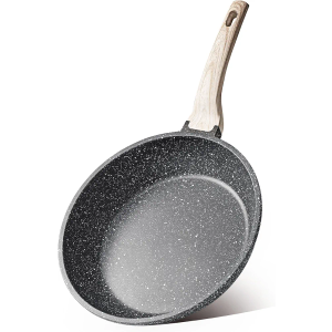 CAROTE Nonstick Frying Pan Skillet,Non Stick Granite Fry Pan Egg Pan Omelet Pans, Stone Cookware Chef's Pan, PFOA Free,Induction Compatible(Classic Granite, 8-Inch)