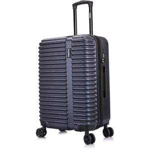 InUSA ALLY 24-Inch Medium Hardside Spinner Luggage TSA Lock Durable Blue