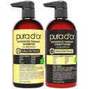 PURA D'OR Advanced Therapy Biotin Shampoo & Conditioner Hair Care Set For Hair Thinning, CLINICALLY TESTED Effective Results, Herbal Hair Thickening Products For Women & Men, 16oz x2